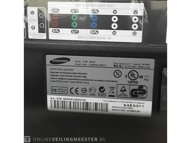 2x monitor op 1x standaard samsung, lh46msplbb - afbeelding 16 van  18