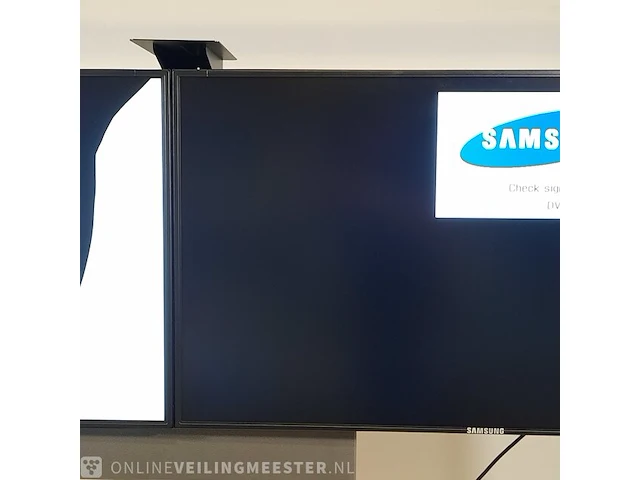 2x monitor op 1x standaard samsung, lh46msplbb - afbeelding 18 van  18
