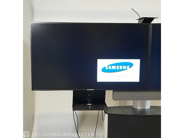 2x monitor op 1x standaard samsung, lh46msplbb - afbeelding 9 van  16