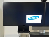 2x monitor op 1x standaard samsung, lh46msplbb - afbeelding 9 van  16
