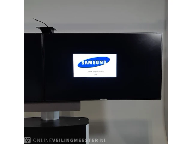 2x monitor op 1x standaard samsung, lh46msplbb - afbeelding 14 van  16
