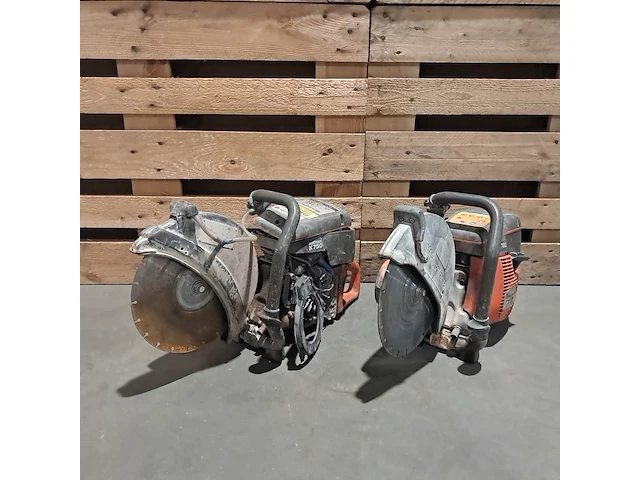 2x motordoorslijper, husqvarna, k760 & partner k750 - afbeelding 1 van  11