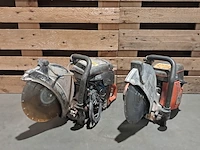 2x motordoorslijper, husqvarna, k760 & partner k750 - afbeelding 1 van  11