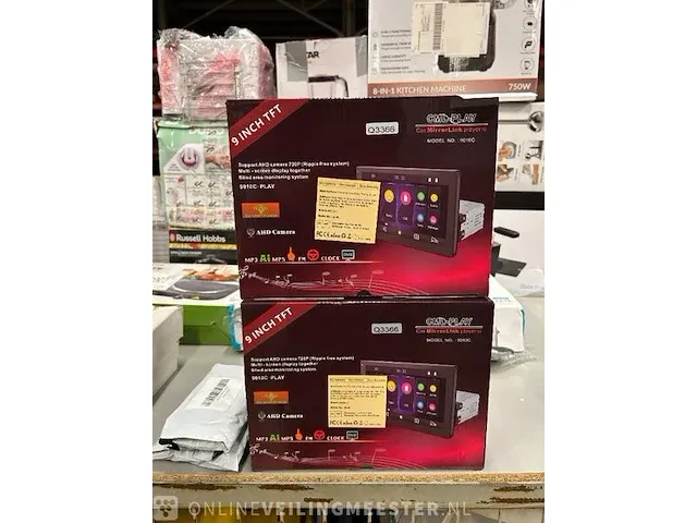 2x mp5 touch screen autoradio cml-play, 9010c - afbeelding 1 van  4