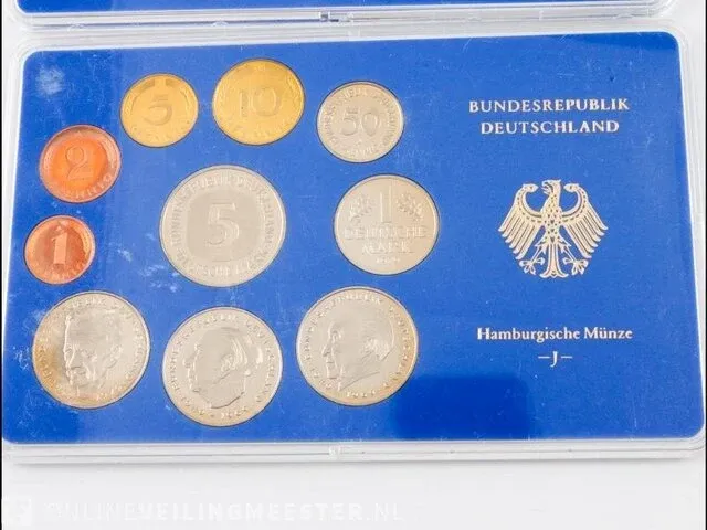 2x muntsets deutschland 1979 - afbeelding 3 van  3