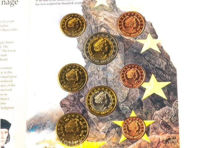 2x muntsets oostenrijk en u.k. 1983, 2002 - afbeelding 4 van  4