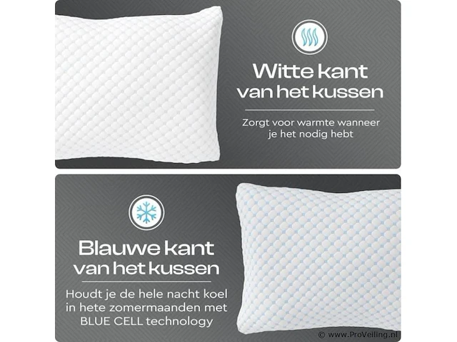 2x nanotech kussen 50 x 70 cm verkoelend - afbeelding 4 van  9