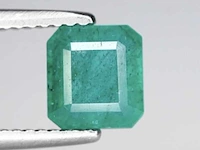 2x natuurlijke emerald - 2.70ct, groen - afbeelding 2 van  3