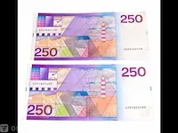 2x nederlandse bankbiljetten , 1985 - afbeelding 2 van  2