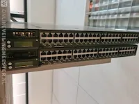 2x network switch juniper, ex4200 48 ports / 8poe, donkergrijs / antraciet - afbeelding 2 van  10