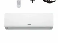 2x nordis airconditioning - 3.4 kw binnen & buitenunit + wifi & remote nordis, ndia12tc1 & ndoa12tc2, wit - afbeelding 1 van  4