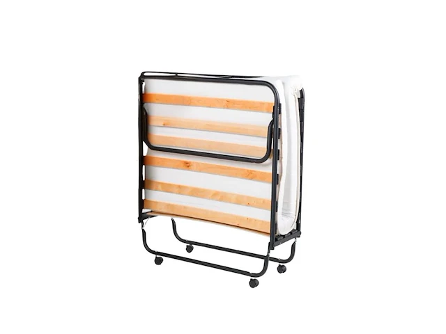 2x opklapbed/vouwbed met matras 80x190 troonz, venetia royal - afbeelding 1 van  6