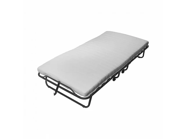 2x opklapbed/vouwbed met matras 80x190 troonz, venetia royal - afbeelding 2 van  6