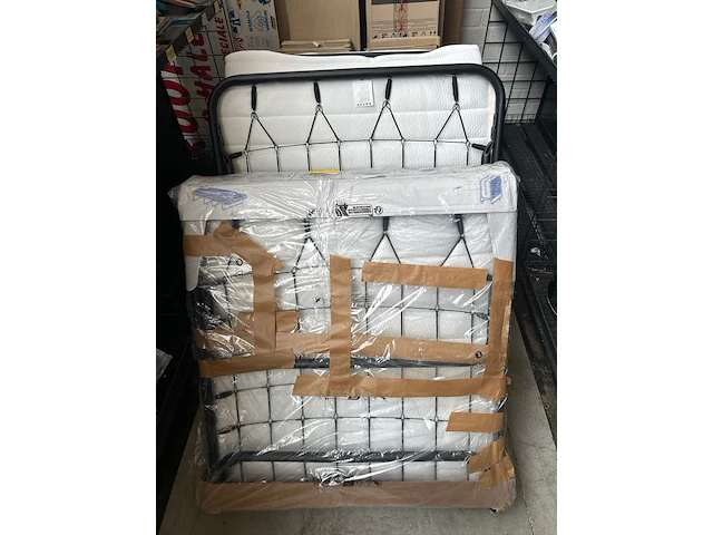 2x opklapbed/vouwbed met matras 80x190 troonz, venetia royal - afbeelding 3 van  6