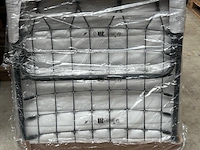 2x opklapbed/vouwbed met matras 80x190 troonz, venetia royal - afbeelding 3 van  7