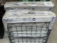 2x opklapbed/vouwbed met matras 80x190 troonz, venetia royal - afbeelding 5 van  7