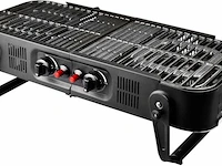 2x opvouwbare gasbarbecue met transporttas - afbeelding 1 van  3