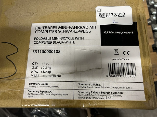 2x opvouwbare mini bike arm-/beentrainer met computer ultrasport - afbeelding 4 van  4