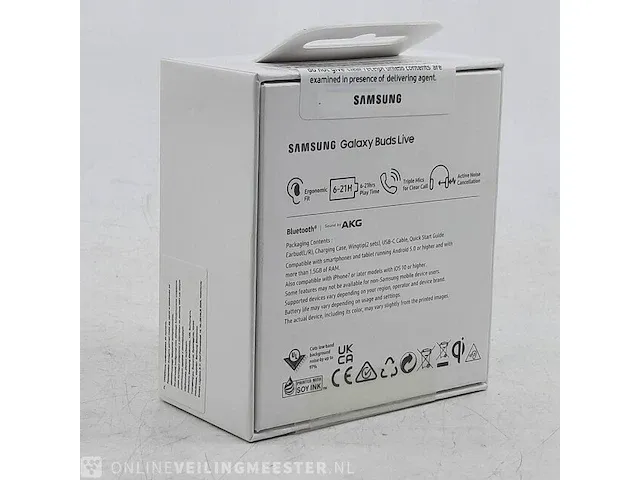 2x paar oordopjes samsung, buds live sm-r180 - afbeelding 4 van  4