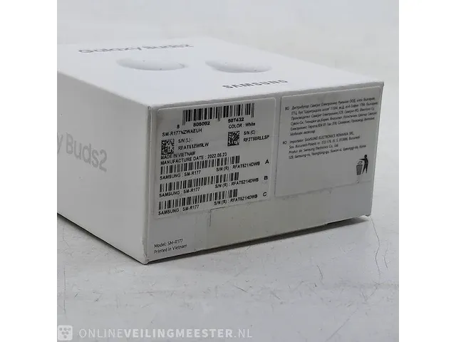 2x paar oordopjes samsung, galaxy buds 2 sm-r177 - afbeelding 5 van  5