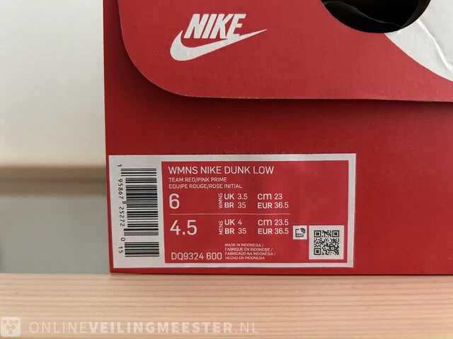 2x paar sneakers maat 36.5 nike, dunk low - afbeelding 2 van  13