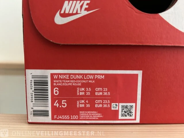 2x paar sneakers maat 36.5 nike, dunk low - afbeelding 9 van  13