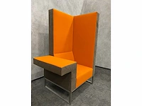 2x palau bricks - akoestische design fauteuil - suède - afbeelding 2 van  15