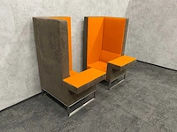 2x palau bricks - akoestische design fauteuil - suède - afbeelding 6 van  15