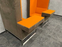 2x palau bricks - akoestische design fauteuil - suède - afbeelding 7 van  15