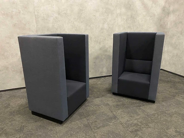 2x palau bricks - akoestische fauteuil - exclusieve stoffering - afbeelding 5 van  16