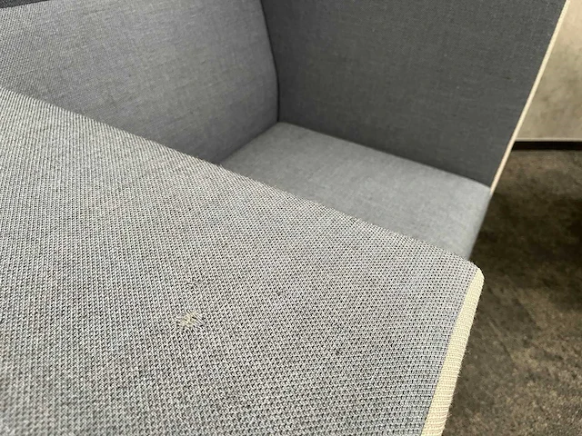 2x palau bricks - design fauteuil - blauw, grijs - afbeelding 3 van  12