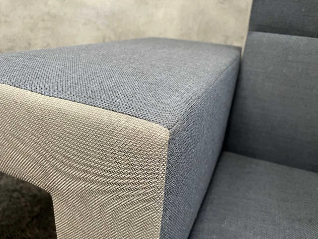 2x palau bricks - design fauteuil - blauw, grijs - afbeelding 7 van  12