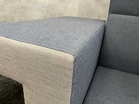 2x palau bricks - design fauteuil - blauw, grijs - afbeelding 7 van  12