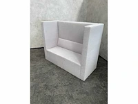 2x palau bricks - design sofa grijs/blauw - afbeelding 4 van  8