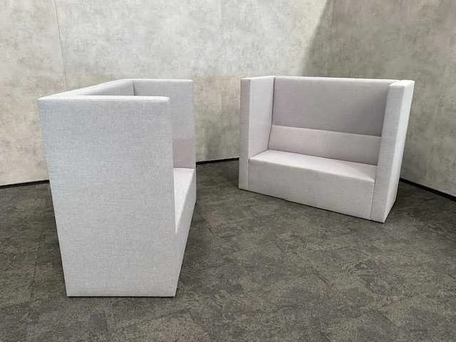 2x palau bricks - design sofa grijs/blauw - afbeelding 5 van  8