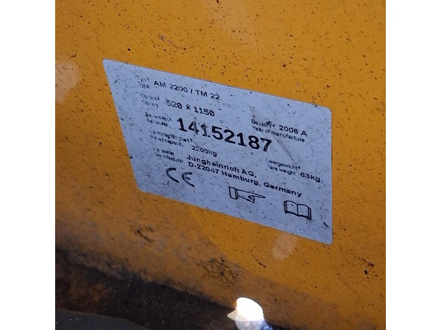 2x palletwagen, o.a jungheinrich - afbeelding 7 van  17