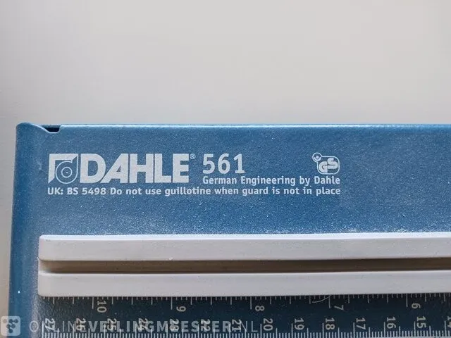 2x papiersnijder met rilapparaat o.a. dahle, ideal - afbeelding 3 van  15