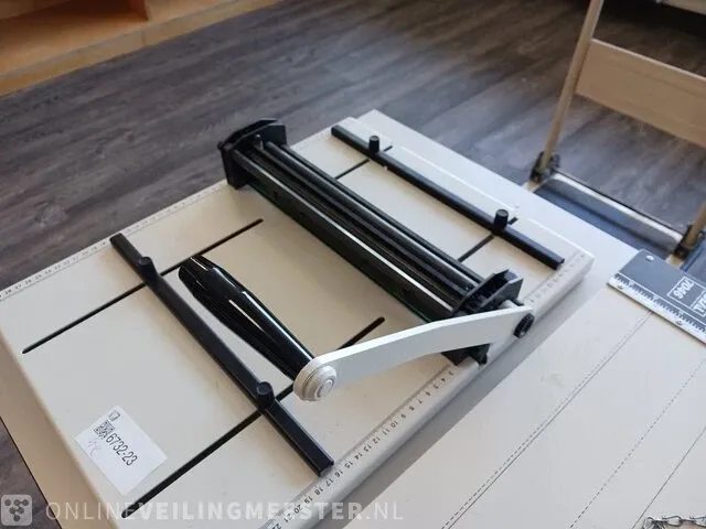 2x papiersnijder met rilapparaat o.a. dahle, ideal - afbeelding 10 van  15