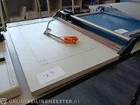 2x papiersnijder met rilapparaat o.a. dahle, ideal - afbeelding 12 van  15