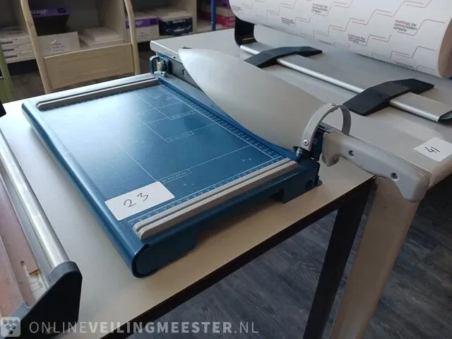2x papiersnijder met rilapparaat o.a. dahle, ideal - afbeelding 14 van  15