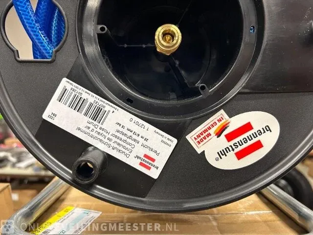 2x perslucht slanghaspel 20 m brennenstuhl - afbeelding 5 van  5