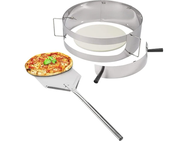 2x pizzaset verstelbaar tussen 46-56 cm barbec-u - afbeelding 1 van  4