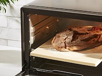 2x pizzasteen, broodbaksteen van hittebestendig cordieriet 30x38x1,5 cm levivo - afbeelding 2 van  7