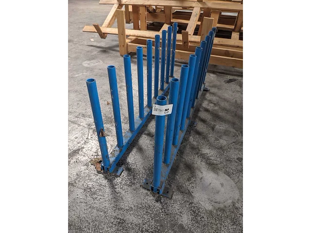 2x platenstelling, blauw - afbeelding 1 van  3