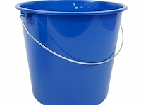 2x poetsemmer 10liter blauw - afbeelding 1 van  1