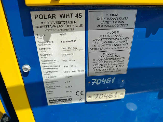 2x polar - wht45 - heater - afbeelding 15 van  15
