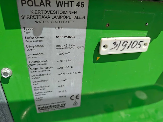 2x polar - wht45 - heater - afbeelding 17 van  18