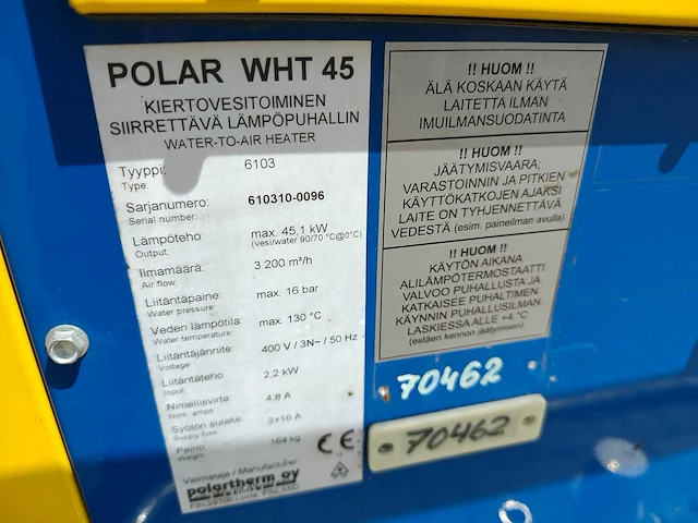 2x polar - wht45 - heater - afbeelding 18 van  18
