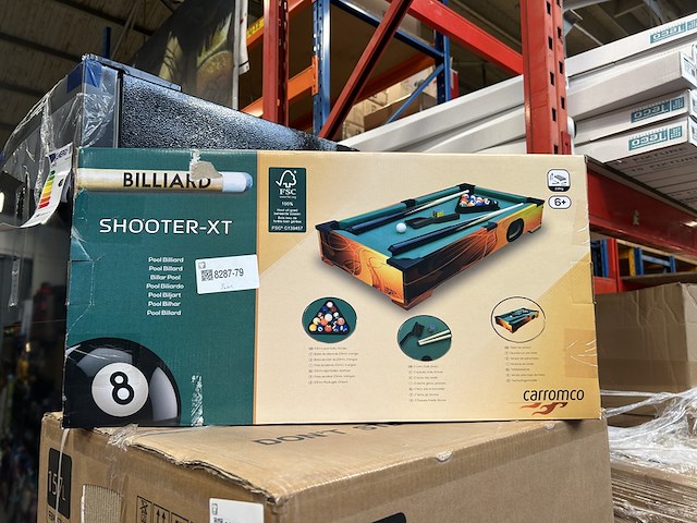 2x pool, biljart tafelbladversie carromco - afbeelding 1 van  3
