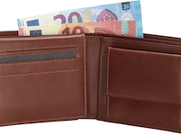 2x portefeuille, micmac bags, 20581, zwart en cognac - afbeelding 2 van  5